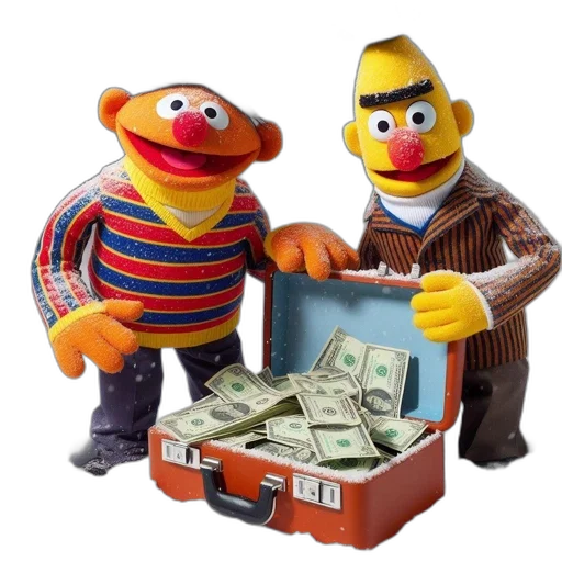 furniture, sesame, street, characters transparent PNG cut-out