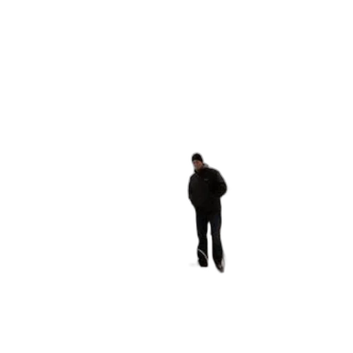 jacket, staff, robot, creature transparent PNG cut-out