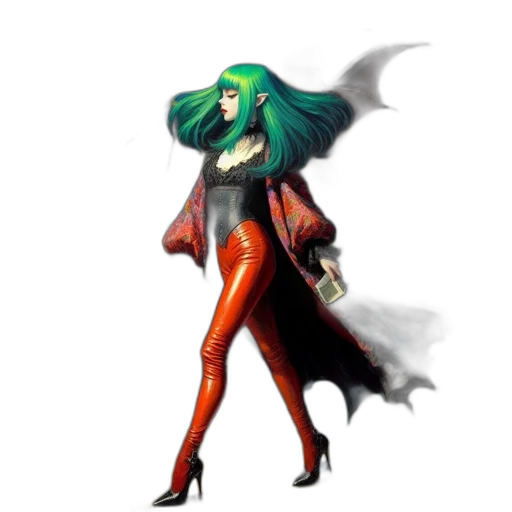 dress, mask, staff, concept art transparent PNG cut-out