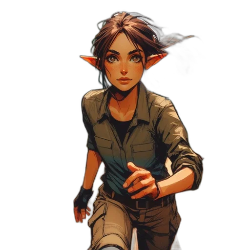 staff, concept art, fantasy art, pixel art transparent PNG cut-out