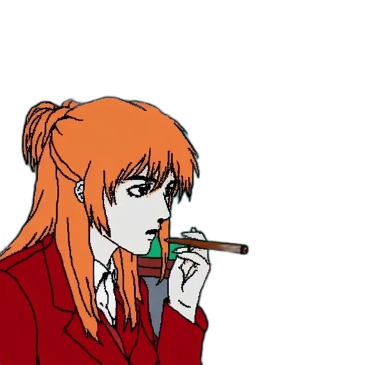 staff, face, jacket, anime transparent PNG cut-out