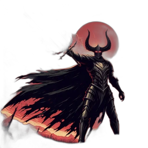 dragon, mask, staff, weapon transparent PNG cut-out