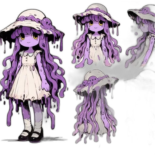 hat, creature, dress, concept art transparent PNG cut-out