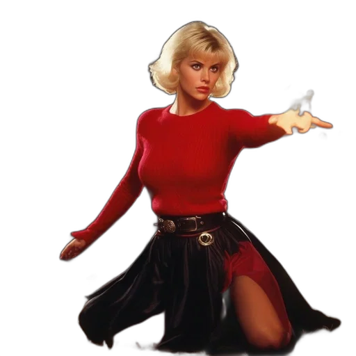 concept art, woman, blonde, hair transparent PNG cut-out
