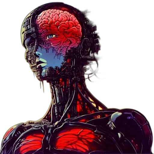 robot, face, creature, mask transparent PNG cut-out