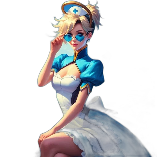 dress, staff, crown, concept art transparent PNG cut-out