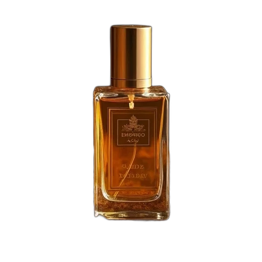 bottle, liquid, emporio, gold transparent PNG cut-out