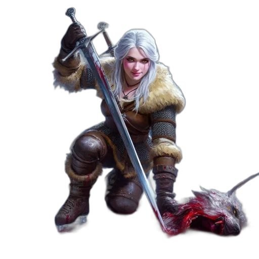 weapon, sword, staff, dragon transparent PNG cut-out