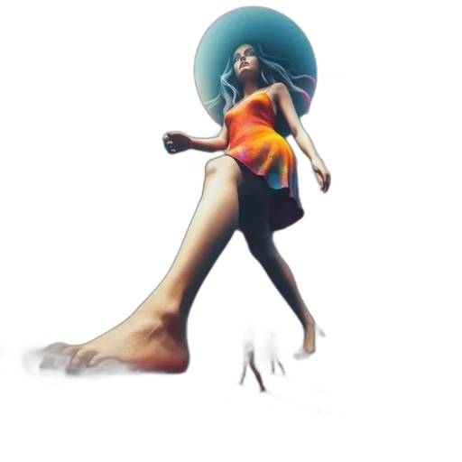 dress, umbrella, staff, concept art transparent PNG cut-out