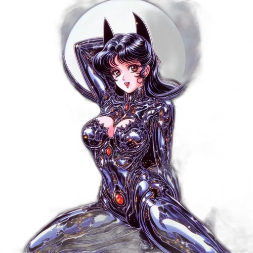 dress, robot, jewelry, creature transparent PNG cut-out