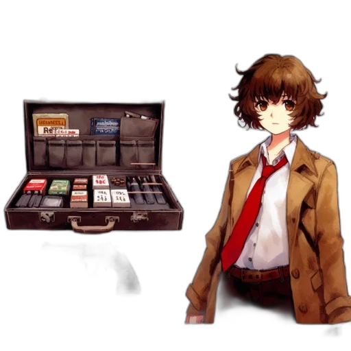 jacket, staff, weapon, jewelry transparent PNG cut-out