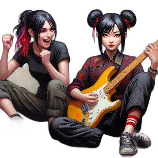 concept art, fantasy art, cartoon, anime transparent PNG cut-out