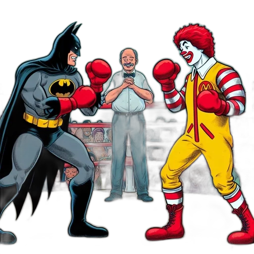 comic book art, concept art, two, icons transparent PNG cut-out