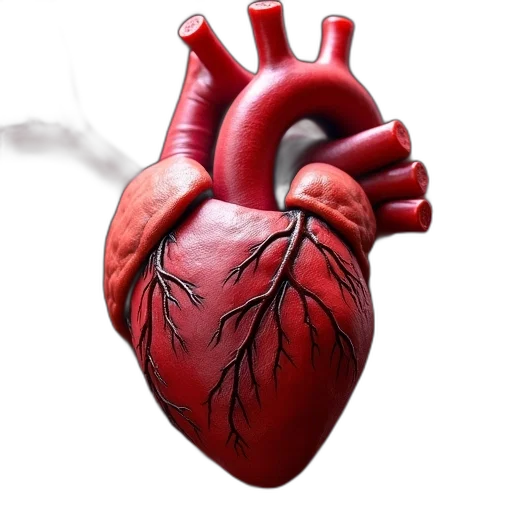 photorealistic, concept art, 3d render, heart transparent PNG cut-out