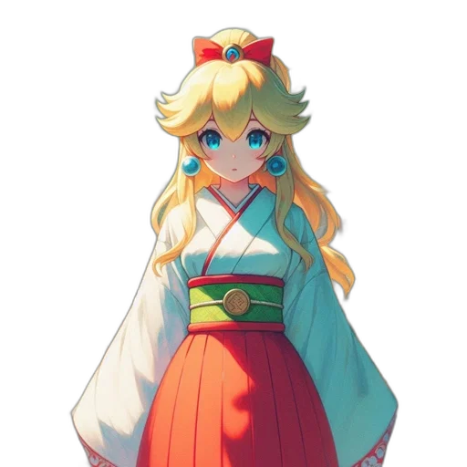 dress, crown, staff, weapon transparent PNG cut-out