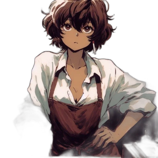 staff, face, weapon, dress transparent PNG cut-out