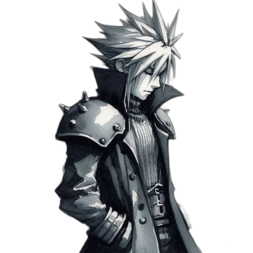 jacket, mask, staff, face transparent PNG cut-out