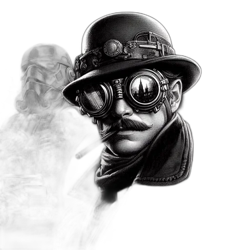 mask, face, hat, staff transparent PNG cut-out