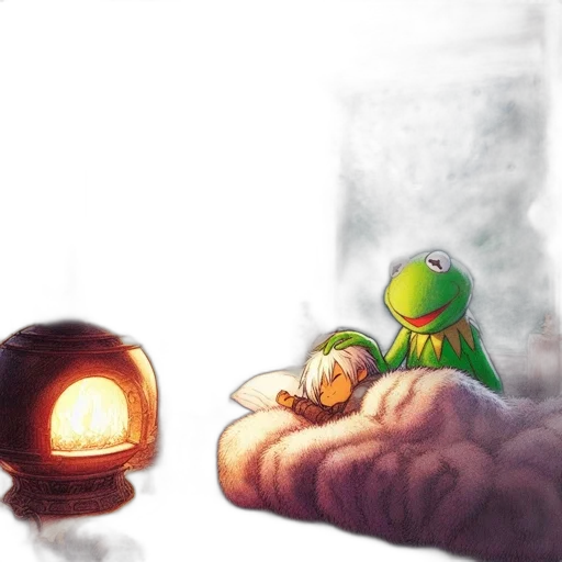 concept art, watercolor, pixel art, fantasy art transparent PNG cut-out
