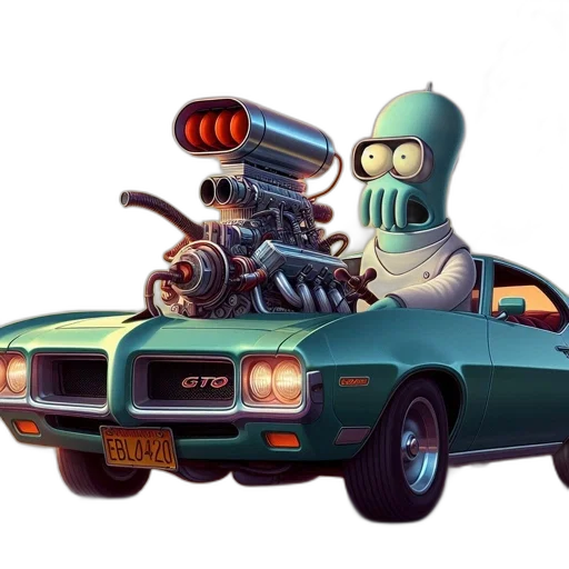 robot, car, weapon, concept art transparent PNG cut-out