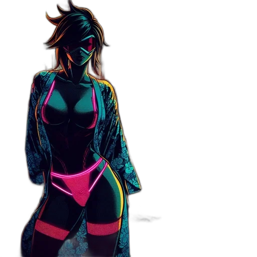 jacket, dress, mask, robot transparent PNG cut-out