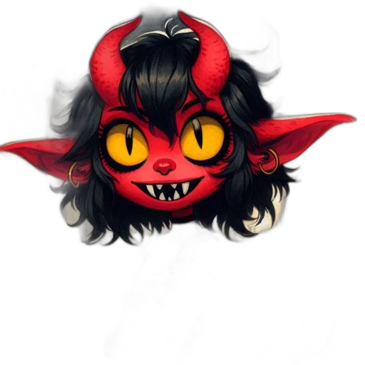 mask, creature, dragon, staff transparent PNG cut-out