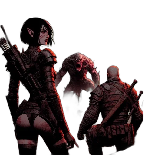 weapon, concept art, comic book art, cyberpunk transparent PNG cut-out