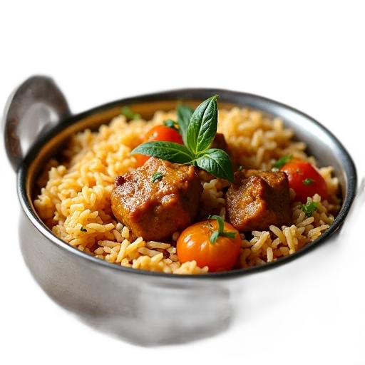 food, photorealistic, 3d render, indian transparent PNG cut-out