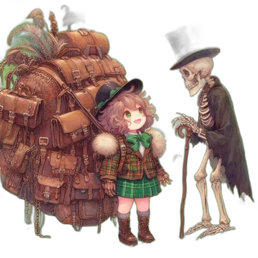 hat, food, creature, concept art transparent PNG cut-out