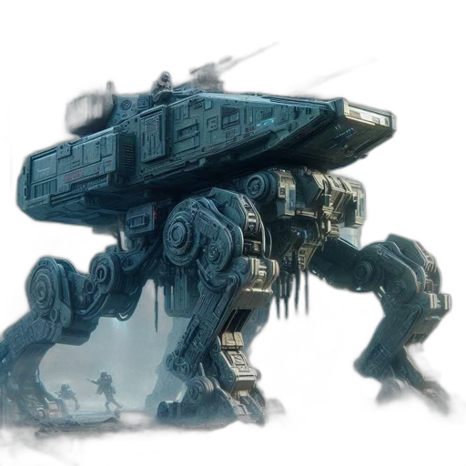 robot, weapon, creature, concept art transparent PNG cut-out