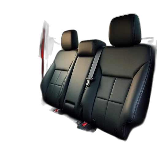 car, 3d render, front, seats transparent PNG cut-out