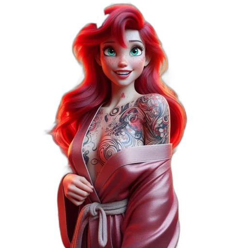 dress, concept art, fantasy art, cartoon transparent PNG cut-out