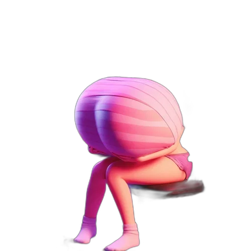 hair, creature, hat, shoes transparent PNG cut-out