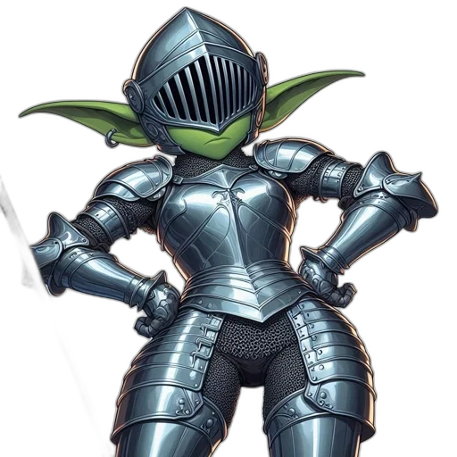 robot, staff, mask, sword transparent PNG cut-out