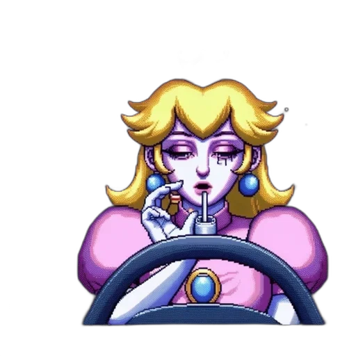 car, vaporwave, pixel art, concept art transparent PNG cut-out