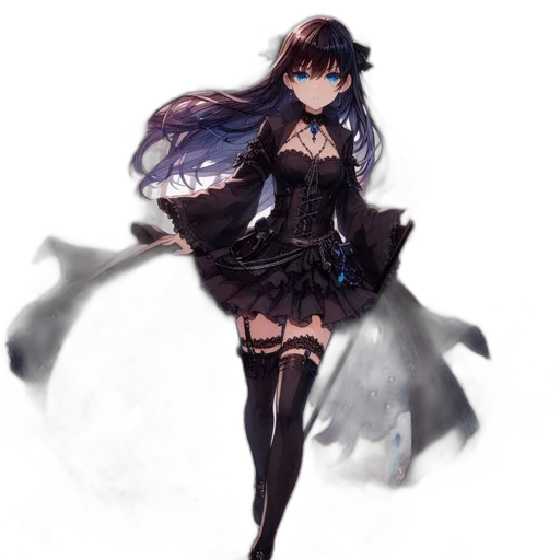 dress, staff, weapon, umbrella transparent PNG cut-out