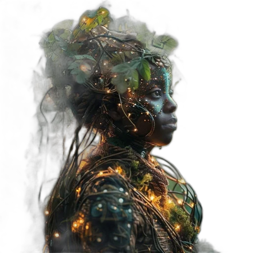 crown, mask, face, creature transparent PNG cut-out
