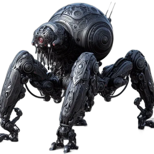 robot, creature, animal, weapon transparent PNG cut-out