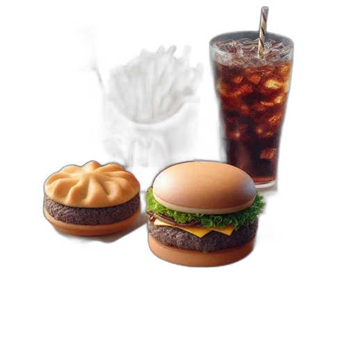 food, crown, jewelry, 3d render transparent PNG cut-out