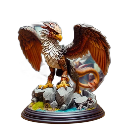 dragon, 3d render, fantasy art, concept art transparent PNG cut-out