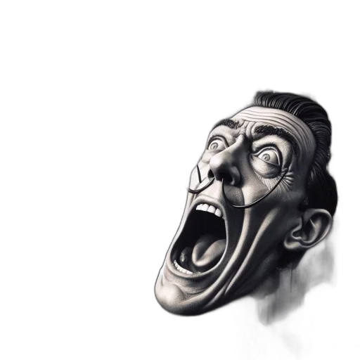 mask, face, creature, staff transparent PNG cut-out