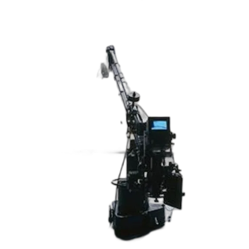 robot, staff, weapon, 3d render transparent PNG cut-out