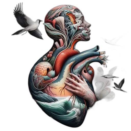 creature, mask, concept art, fantasy art transparent PNG cut-out