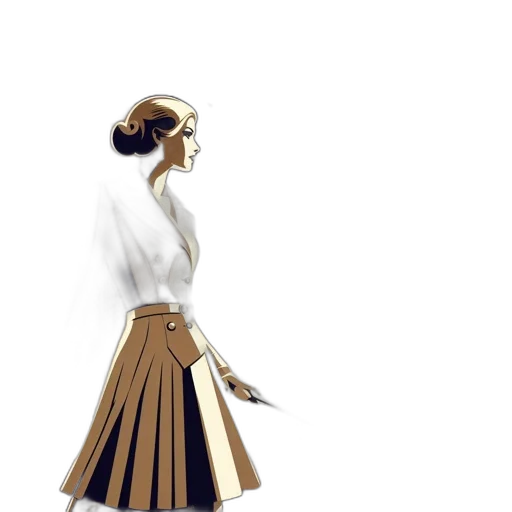 dress, staff, jewelry, concept art transparent PNG cut-out