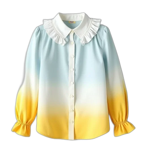 jacket, dress, 3d render, pastel transparent PNG cut-out