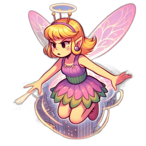dress, staff, pixel art, concept art transparent PNG cut-out