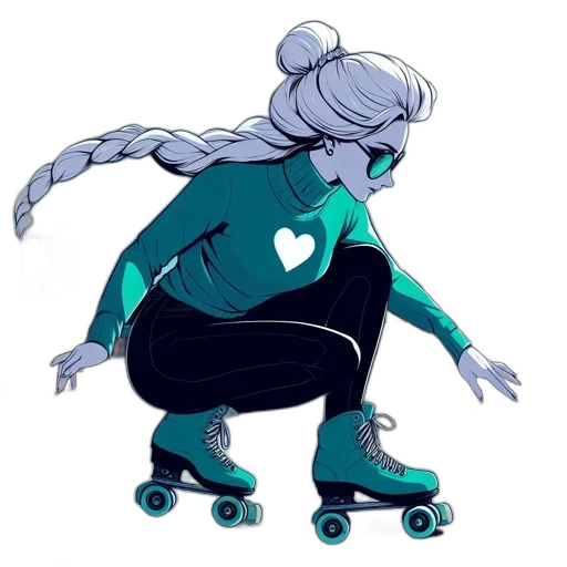 robot, concept art, vaporwave, cartoon transparent PNG cut-out