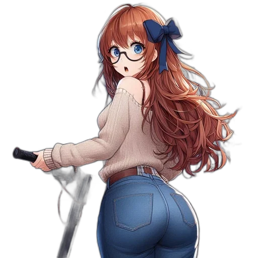 staff, weapon, sword, robot transparent PNG cut-out
