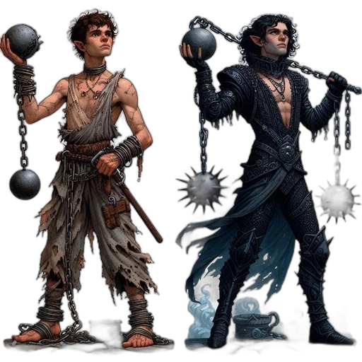 concept art, fantasy art, comic book art, pixel art transparent PNG cut-out