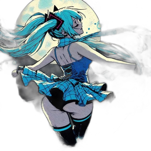 staff, comic book art, concept art, anime transparent PNG cut-out